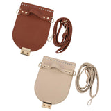Maxbell DIY PU Bag Knitting Shoulder Strap Shoulder Bag Cover for Backpack Women Red