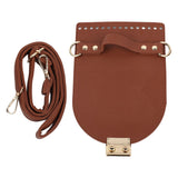 Maxbell DIY PU Bag Knitting Shoulder Strap Shoulder Bag Cover for Backpack Women Red