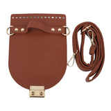 Maxbell DIY PU Bag Knitting Shoulder Strap Shoulder Bag Cover for Backpack Women Red