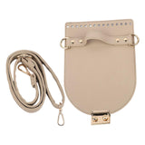 Maxbell DIY PU Bag Knitting Shoulder Strap Shoulder Bag Cover for Backpack Women Khaki
