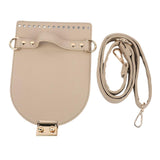 Maxbell DIY PU Bag Knitting Shoulder Strap Shoulder Bag Cover for Backpack Women Khaki