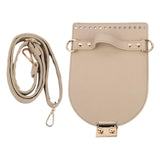 Maxbell DIY PU Bag Knitting Shoulder Strap Shoulder Bag Cover for Backpack Women Khaki