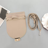 Maxbell DIY PU Bag Knitting Shoulder Strap Shoulder Bag Cover for Backpack Women Khaki