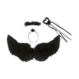 Maxbell Angel Wing Cosplay Costume Accessory Decoration for Halloween Dance Show 60cmx35cm
