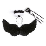 Maxbell Angel Wing Cosplay Costume Accessory Decoration for Halloween Dance Show 60cmx35cm