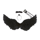 Maxbell Angel Wing Cosplay Costume Accessory Decoration for Halloween Dance Show 80cmx40cm