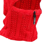 Maxbell Women Winter Hat Scarf beanie Caps Girls Headwear Knitted for Skiing Hiking Red