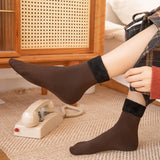 Maxbell Thermal Socks Snow Boots Winter Warm Socks for Cold Weather Camping Coffee