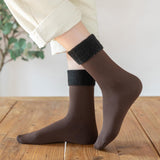 Maxbell Thermal Socks Snow Boots Winter Warm Socks for Cold Weather Camping Coffee