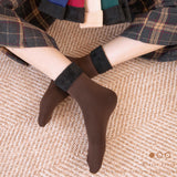 Maxbell Thermal Socks Snow Boots Winter Warm Socks for Cold Weather Camping Coffee