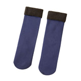 Maxbell Thermal Socks Snow Boots Winter Warm Socks for Cold Weather Camping Navy Blue