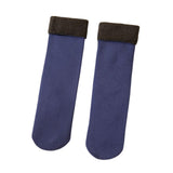 Maxbell Thermal Socks Snow Boots Winter Warm Socks for Cold Weather Camping Navy Blue