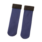 Maxbell Thermal Socks Snow Boots Winter Warm Socks for Cold Weather Camping Navy Blue