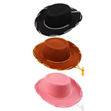 Maxbell Cowgirl Hat Costume Wide Brim Cowboy Hat for Party Night Adult Summer