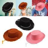 Maxbell Cowgirl Hat Costume Wide Brim Cowboy Hat for Party Night Adult Summer