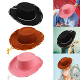 Maxbell Cowgirl Hat Costume Wide Brim Cowboy Hat for Party Night Adult Summer