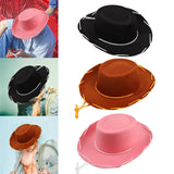 Maxbell Cowgirl Hat Costume Wide Brim Cowboy Hat for Party Night Adult Summer