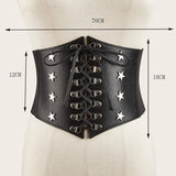 Maxbell Fashion Womens Waist Belt Cummerbunds Cinch Belts Underbust Wide Corset Belt