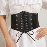 Maxbell Fashion Womens Waist Belt Cummerbunds Cinch Belts Underbust Wide Corset Belt