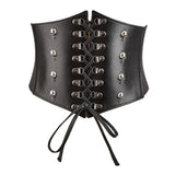 Maxbell Fashion Women Waist Belt Wide Cinch Belts Tie up Corset for Party Halloween