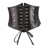 Maxbell Fashion Women Waist Belt Wide Cinch Belts Tie up Corset for Party Halloween