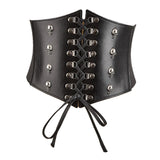 Maxbell Fashion Women Waist Belt Wide Cinch Belts Tie up Corset for Party Halloween