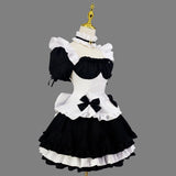 Maxbell Classic Maid Costume with Apron Lolita Anime Cosplay for Halloween XXL