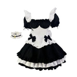 Maxbell Classic Maid Costume with Apron Lolita Anime Cosplay for Halloween XXL