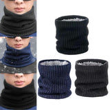 Maxbell Winter Warm Scarf Loop Solid Scarf Lightweight Windproof Thermal Comfortable Black