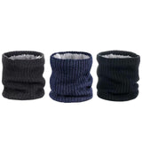 Maxbell Winter Warm Scarf Loop Solid Scarf Lightweight Windproof Thermal Comfortable Black