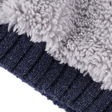 Maxbell Winter Warm Scarf Loop Solid Scarf Lightweight Windproof Thermal Comfortable Blue