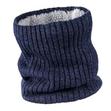 Maxbell Winter Warm Scarf Loop Solid Scarf Lightweight Windproof Thermal Comfortable Blue