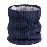Maxbell Winter Warm Scarf Loop Solid Scarf Lightweight Windproof Thermal Comfortable Blue