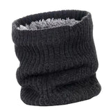 Maxbell Winter Warm Scarf Loop Solid Scarf Lightweight Windproof Thermal Comfortable Grey