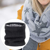 Maxbell Winter Warm Scarf Loop Solid Scarf Lightweight Windproof Thermal Comfortable Grey