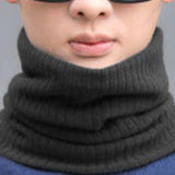 Maxbell Winter Warm Scarf Loop Solid Scarf Lightweight Windproof Thermal Comfortable Grey