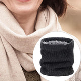 Maxbell Winter Warm Scarf Loop Solid Scarf Lightweight Windproof Thermal Comfortable Grey