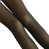 Maxbell Women Winter Tights Warm Leggings Pantyhose for Camping Autumn Winter 320G Black Translucent