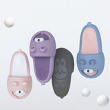 Maxbell Summer Slippers Rabbit Slides Cloudy Sandals for Home Swimming Pool Shower Blue 38 39