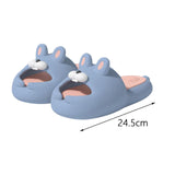 Maxbell Summer Slippers Rabbit Slides Cloudy Sandals for Home Swimming Pool Shower Blue 38 39