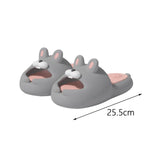 Maxbell Summer Slippers Rabbit Slides Cloudy Sandals for Home Swimming Pool Shower Grey Pink Color 40 41