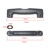 Maxbell Suitcase Pull Handle Grip Replacement for Pull Out Rod Luggage Trunk Handle Oval 16.7cm