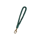 Maxbell Weaving Rope Keychain Key Chain Supplies Ornament for Bags Backpack Purse Green