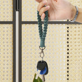 Maxbell Weaving Rope Keychain Key Chain Supplies Ornament for Bags Backpack Purse Green