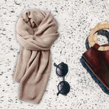 Maxbell Winter Scarf Autumn Fall Comfortable Shawl for Outdoor Sports Hiking Travel Khaki
