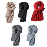 Maxbell Winter Scarf Autumn Fall Comfortable Shawl for Outdoor Sports Hiking Travel Khaki
