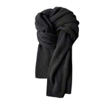 Maxbell Winter Scarf Autumn Fall Comfortable Shawl for Outdoor Sports Hiking Travel Black