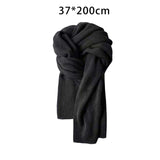 Maxbell Winter Scarf Autumn Fall Comfortable Shawl for Outdoor Sports Hiking Travel Black