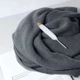 Maxbell Winter Scarf Autumn Fall Comfortable Shawl for Outdoor Sports Hiking Travel Dark Gray