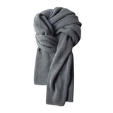 Maxbell Winter Scarf Autumn Fall Comfortable Shawl for Outdoor Sports Hiking Travel Dark Gray